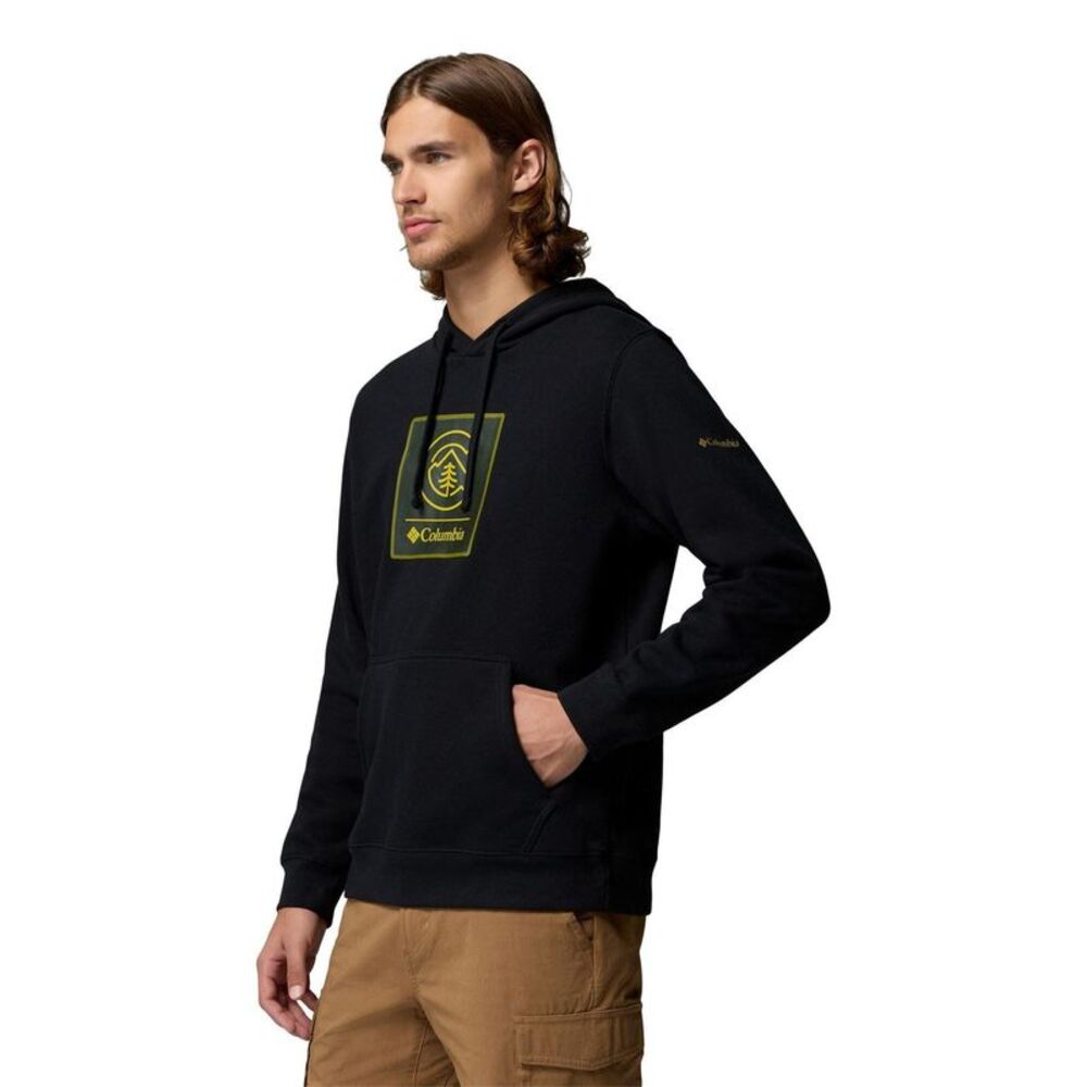 Columbia Mens Trek Graphic Print Hoodie / Black
